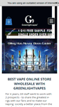Mobile Screenshot of greenlightvapes.com