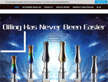 Tablet Screenshot of greenlightvapes.com